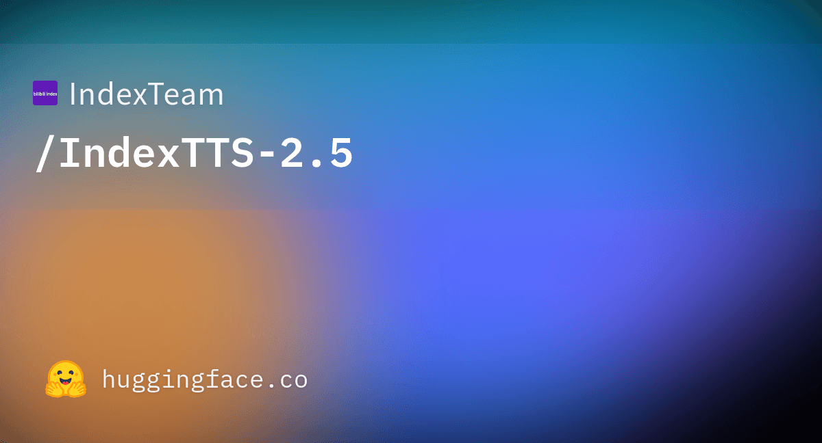 IndexTTS-2.5