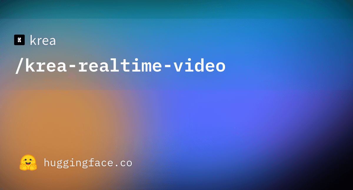 Krea Realtime Video