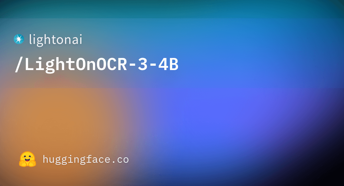 LightOnOCR-3-4B