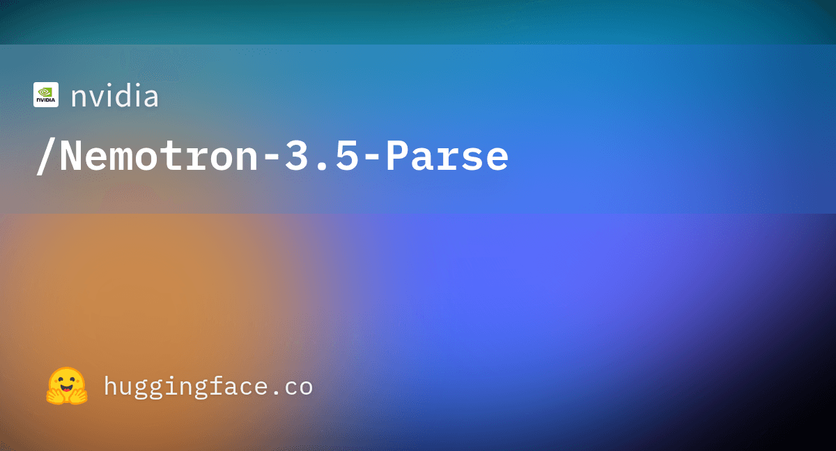 Nemotron 3.5 Parse