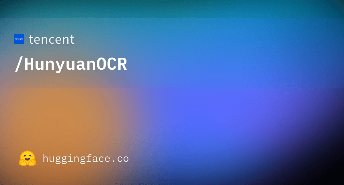 HunyuanOCR